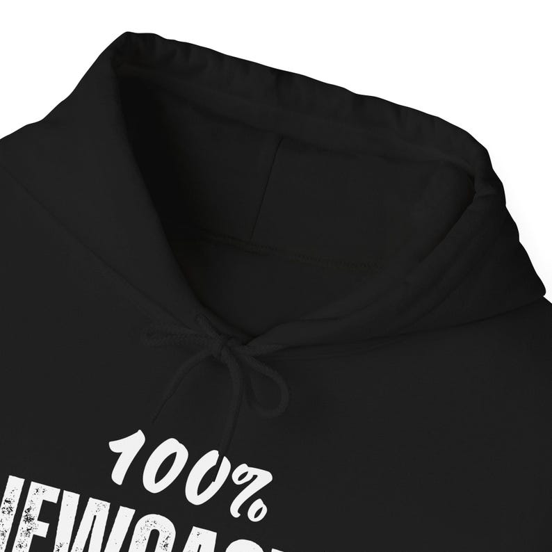 Newcastle United Hoodie, Sweatshirt 100% Geordie, Ooh The Toon Schwarzer Fußballpullover Bild 6