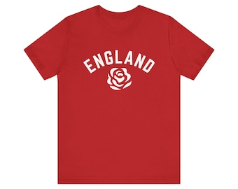 England World Cup 2026 T-Shirt: Three Lions Tshirt, Red Tee