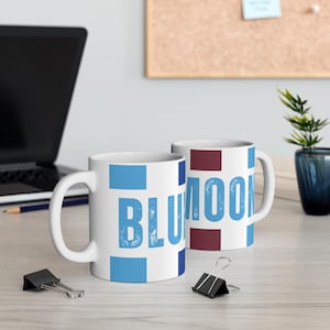 Blue Moon Mug Manchester City Football Supporter Mug