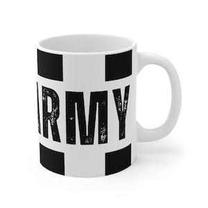 Tazza Newcastle United, Toon Army, Magpies in bianco e nero, regalo di calcio immagine 3