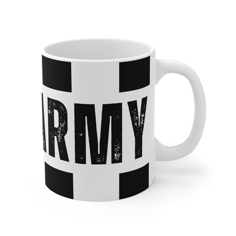 Tazza Newcastle United, Toon Army, Magpies in bianco e nero, regalo di calcio immagine 3