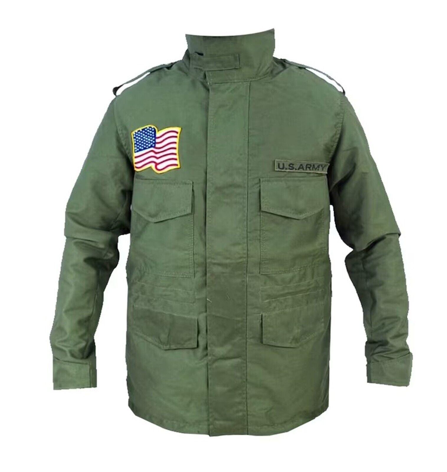 Mens First Blood Sylvester Stallone M65 Commando John Rambo Cotton