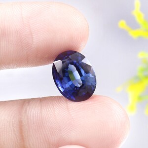 7.25 Ct - AAA Flawless Ceylon Blue Sapphire Loose Oval Gemstone Cut, Premium Quality Sapphire Ring & Beautifull Jewelry Making Gemstone Cut