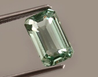Zielony turmalin AAA, szlif promienisty, luźny kamień szlachetny, 10 x 6 mm, 2,90 karatów, kamień szlachetny do wyrobu pierścionków zaręczynowych