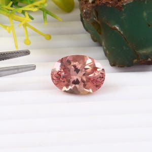 AAA Flawless Bi-Color Ceylon Padparadscha Sapphire Loose Oval Gemstone Cut, Premium Quality Sapphire Ring & Fine Jewelry Making Cut 11.90 CT