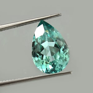 6.60 CT - AAA Bi-Color Flawless Ceylon Parti Sapphire Loose Pear Gemstone Cut, Excellent Quality Sapphire Ring & Premium Jewelry Making Cut