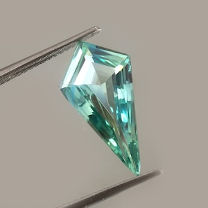 Ceylon Parti Sapphire Loose Gemstone, Fancy Cut 18x9 MM Engagement Ring Making