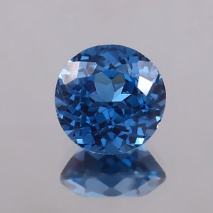 7x7 MM - AAA Flawless Mozambique Indicolite Blue Tourmaline Loose Round Gemstone Cut, Extreme Quality Tourmaline Ring & Jewelry Making Cut