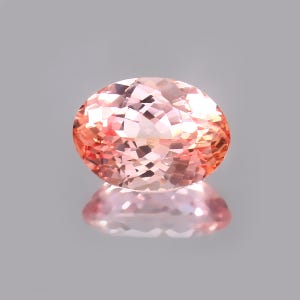 13.00 CT - AAA Flawless Bi-Color Ceylon Padparadscha Sapphire Loose Oval Gemstone Cut, Top Quality Sapphire Ring & Fine Jewelry Making Cut