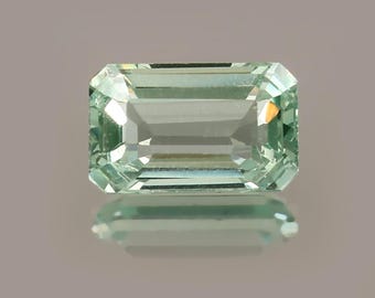 AAA Green Tourmaline Gemstone Radiant Cut 10x6 MM Loose Gemstone 2.90 Carats, Engagement Ring Making Birthstone