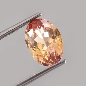 AAA Flawless Bi-Color Ceylon Padparadscha Sapphire Loose Oval Gemstone Cut, Premium Quality Sapphire Ring & Fine Jewelry Making Cut 4.30 CT