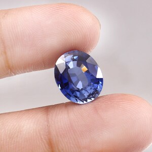 11x9 MM - AAA Flawless Ceylon Blue Sapphire Loose Oval Gemstone Cut, Premium Quality Sapphire Ring & Fine Jewelry Making Gemstone Cut