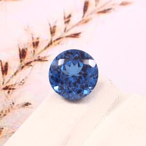 11x11 MM - AAA Flawless Mozambique Indicolite Blue Tourmaline Loose Round Gemstone Cut, Fine Quality Tourmaline Ring & Jewelry Making Cut