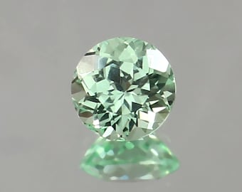 AAA Ravishing Color & Nice Luster Flawless Ceylon Green Sapphire Loose Round Gemstone Cut For Ring And Fine Jewelry Making Gemstone 6x6 MM