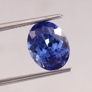 12x10 MM - AAA Flawless Ceylon Blue Sapphire Loose Oval Gemstone Cut, Fine Quality Sapphire Ring & Beautifull Jewelry Making Gemstone Cut