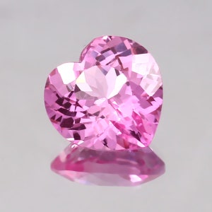 AAA Flawless Ceylon Pink Sapphire Loose Heart Gemstone Cut, Extreme Quality Sapphire Ring & Excellent Jewelry Making Gemstone Cut 13x13 MM