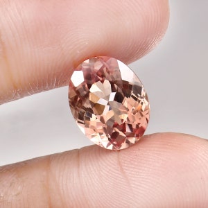 10x7 MM - AAA Bi-Color Flawless Ceylon Padparadscha Sapphire Loose Oval Gemstone Cut, Top Quality Sapphire Ring & Fine Jewelry Making Cut