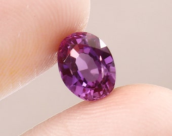 AAA Premium Quality Flawless Ceylon Lavender Sapphire Loose Oval Gemstone Cut For Wonderfull Ring & Fine Jewelry Making Gemstone Cut 8x6 MM
