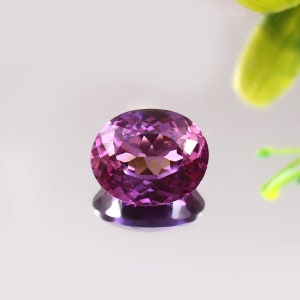 7.10 CT - AAA Flawless Ceylon Purple Sapphire Loose Oval Gemstone Cut, Fine Quality Sapphire Ring And Beautifull Jewelry Making Cut 12x10 MM