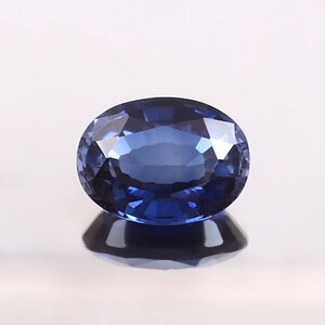 AAA Flawless Ceylon Blue Sapphire Loose Oval Gemstone Cut, Excellent Quality Sapphire Ring & Premium Jewelry Making Gemstone Cut 13x9 MM