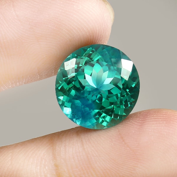 AAA Ravishing Bi-Color & Nice Luster Flawless Ceylon Parti Sapphire Loose Round Gemstone Cut For Ring And Fine Jewelry Making 15.00 CT