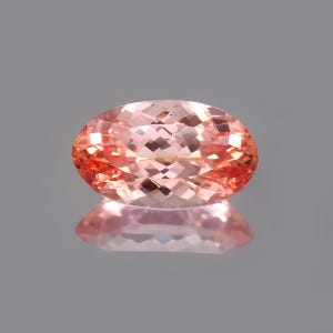 21.80 CT - AAA Flawless Bi-Color Ceylon Padparadscha Sapphire Loose Oval Gemstone Cut, Top Quality Sapphire Ring & Fine Jewelry Making Cut