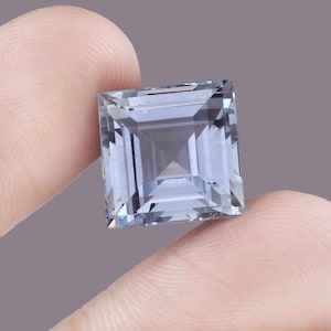 AAA Flawless Brazilian Aquamarine Loose Square Gemstones Cut, Fine Quality Aquamarine Ring & Wonderfull Jewelry Making Gemstone Cut 12x12 MM