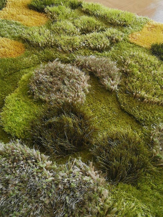 3D Moss Abstract Rug – Phantoscope Co
