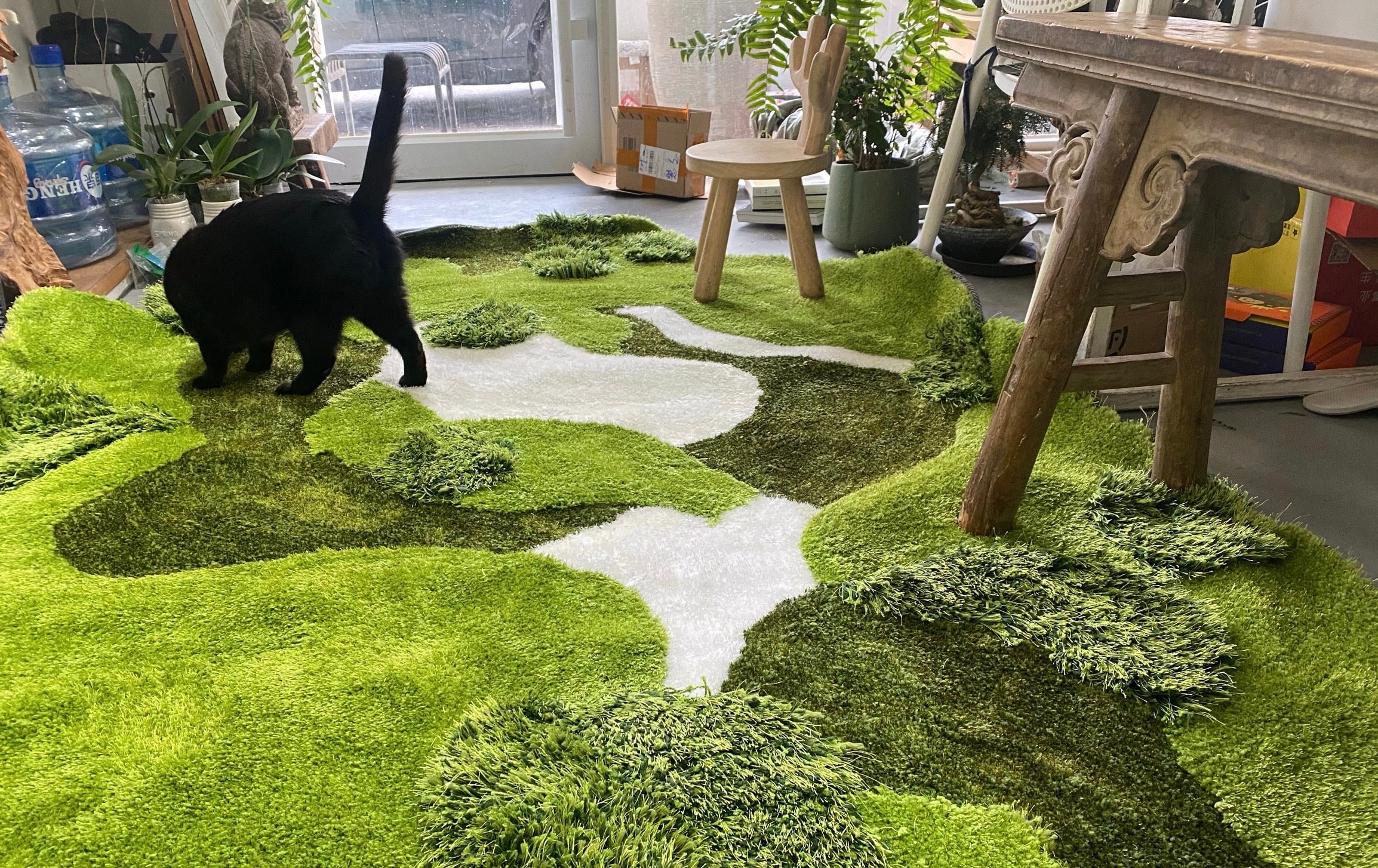 Realistic 3d Large Moss Rug Meadow Rug Garden Rug Grass Etsy