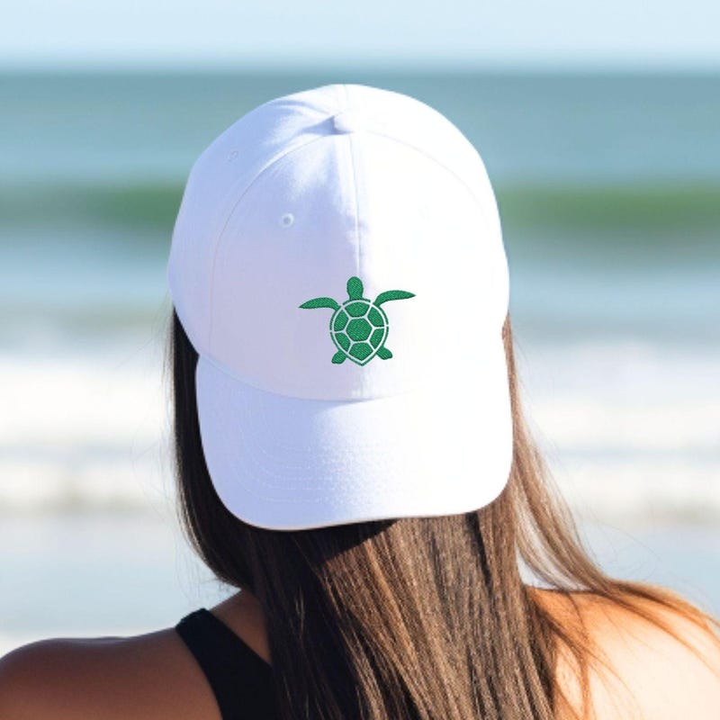 Sea Turtle Shell Pattern Cap Green Sea Turtle - Etsy