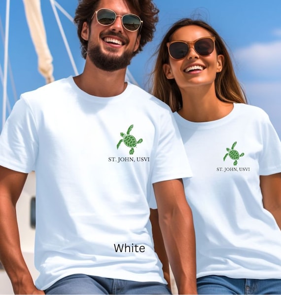 Saint John T Shirt Beach Men Women Youth Ocean Usvi Tshirt Saint John T Shirt Beach Men Women Youth Ocean Usvi Tshirt