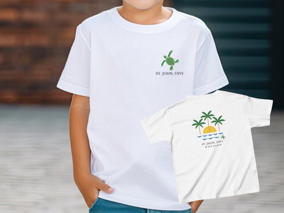 Saint John T Shirt Beach Men Women Youth Ocean Usvi Tshirt Saint John T Shirt Beach Men Women Youth Ocean Usvi Tshirt
