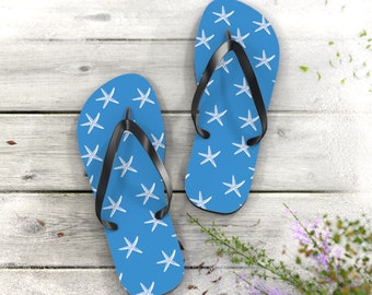Seestern Flip Flops, Sommer Casual Strand Schuhe, Flip Flops für Frauen, Pool und Spa Sandalen, Urlaub Tanga Sandalen, Geschenk für Strandliebhaber