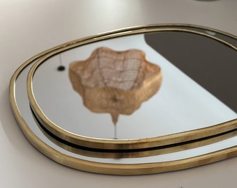 Petit Miroir Doré