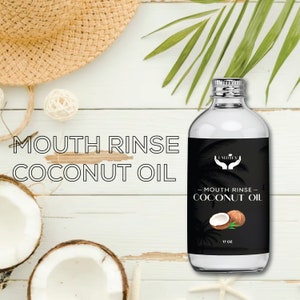 Mouth Rinse Coconut Oil 16oz