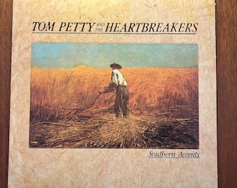 Tom Petty and the Heartbreakers, Southern Accents, funda original de prensado de MCA Records de 1985 con relieve