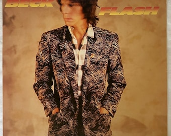 Jeff Beck – Flash – Primera edición de 1985 – MASTERDISK – Epic E 39483 – VG+ / VG+ Vinilo LP