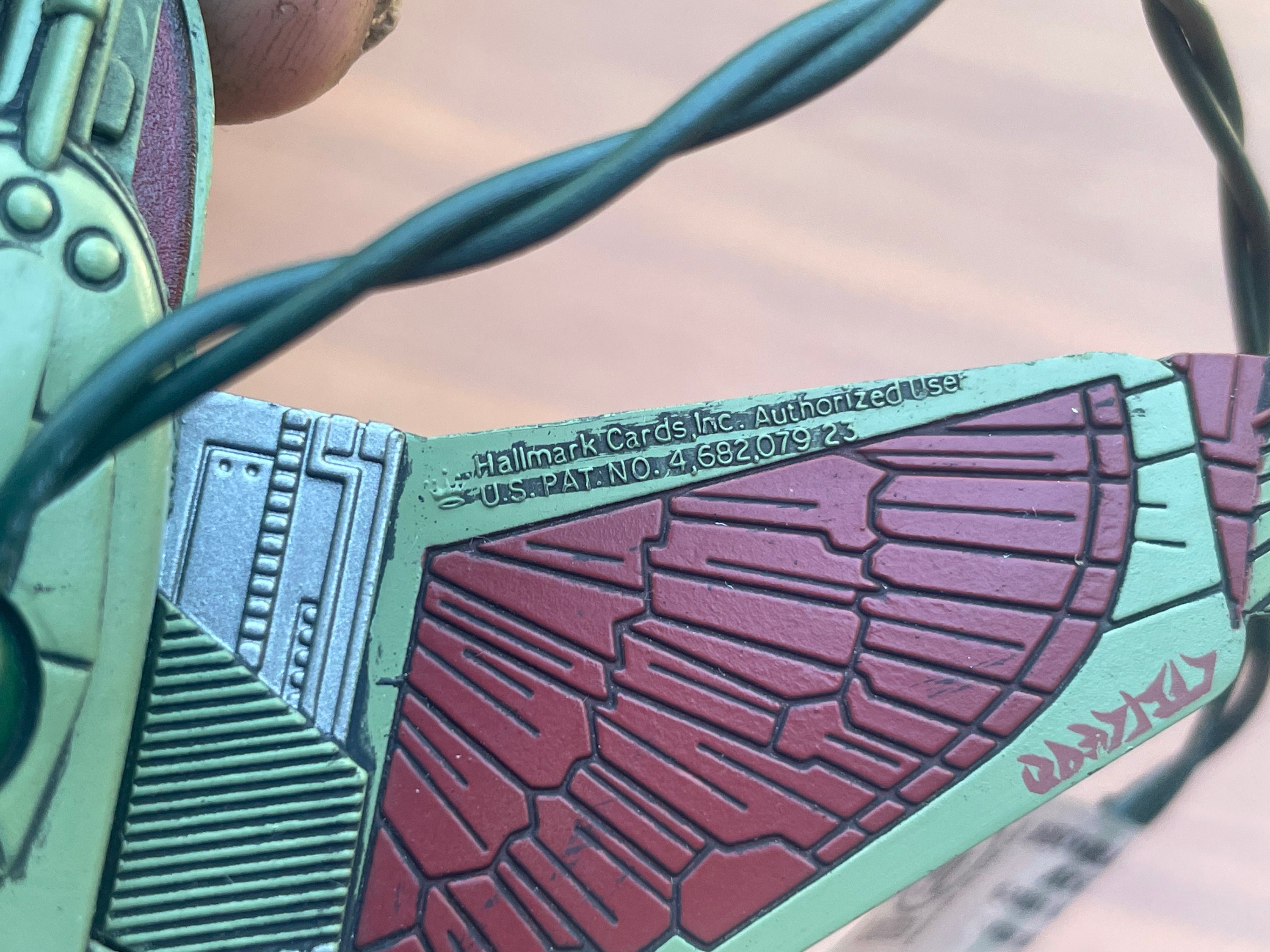 Klingon bird of prey christmas ornament