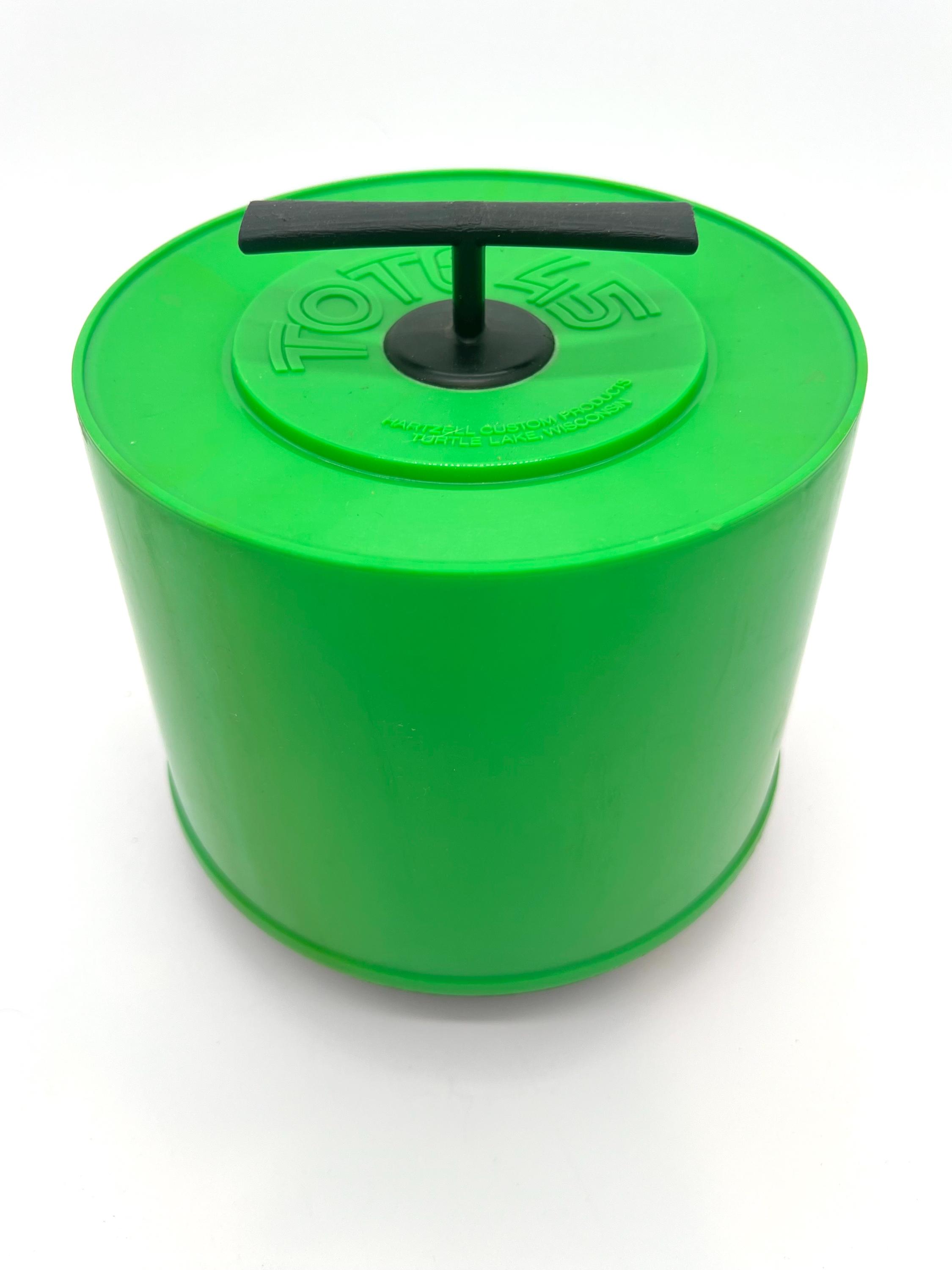 Tote 45 Record Holder Green Plastic Hartzell Custom Products