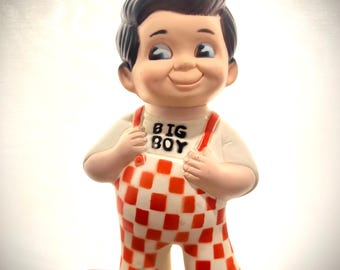 1973 Big Boy Piggy Bank Original Restaurant Promo Marriott Corp Advertising Vintage Collectible
