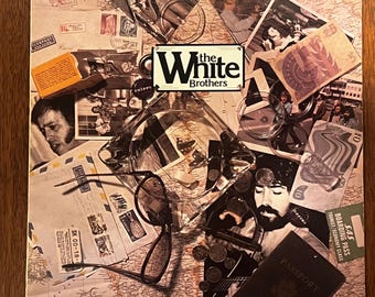 The White Brothers – The New Kentucky Colonels en vivo en Suecia LP 1976 Rounder VG+ RL Runout