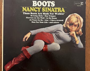 Nancy Sinatra – Boots LP (Reprise RS-6202 Stereo, 1966) Vg+ Vinilo Vg+ Portada / Estas botas están hechas para caminar