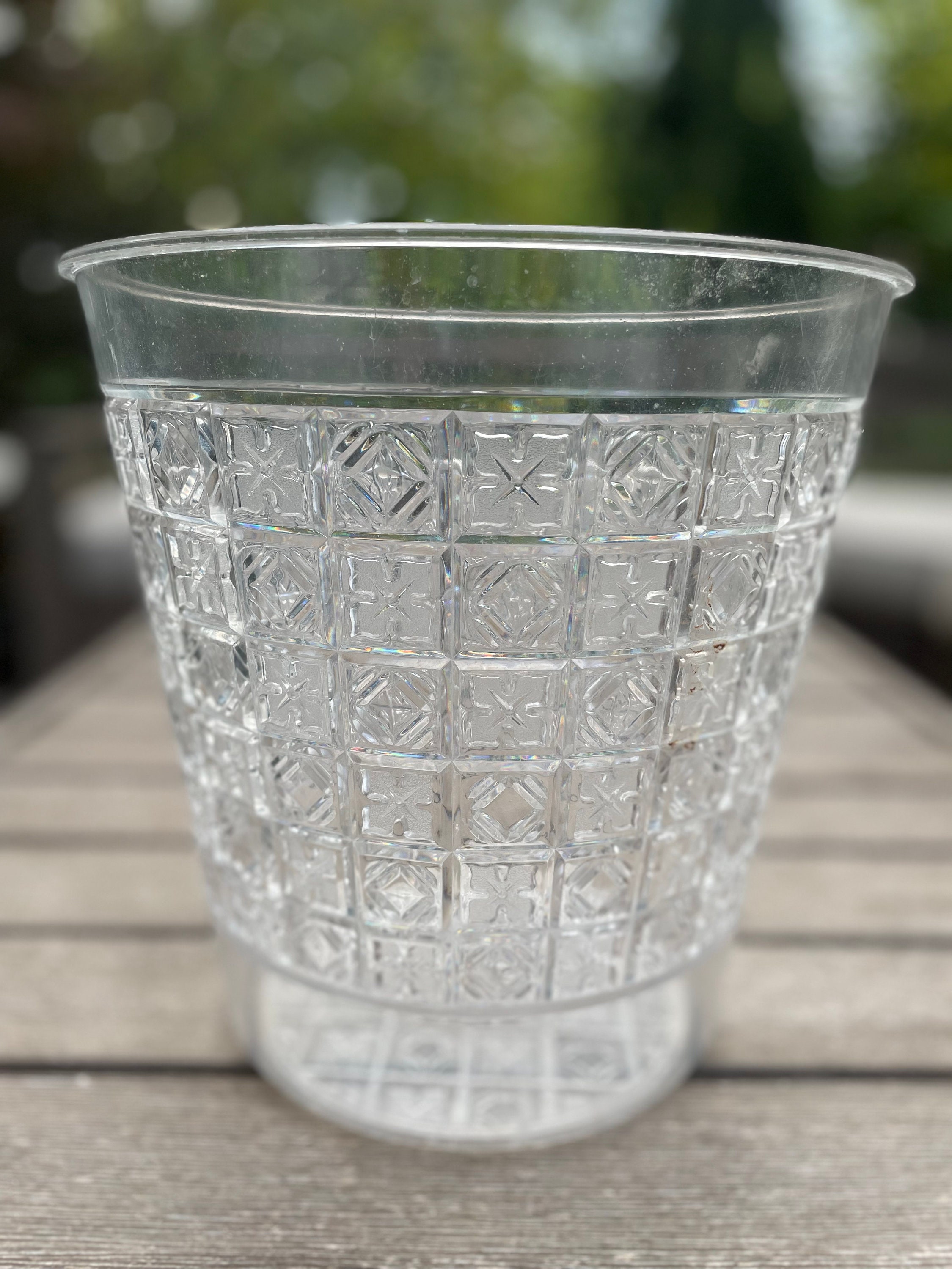 Regaline 50s Lucite Trash Can Made in USA Waste Basket Etsy