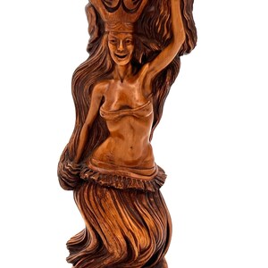 Coco Joe’s ハワイ フラの女神 Maile Laka 木彫ヴィンテージ Coco Joe's Figurine - Etsy