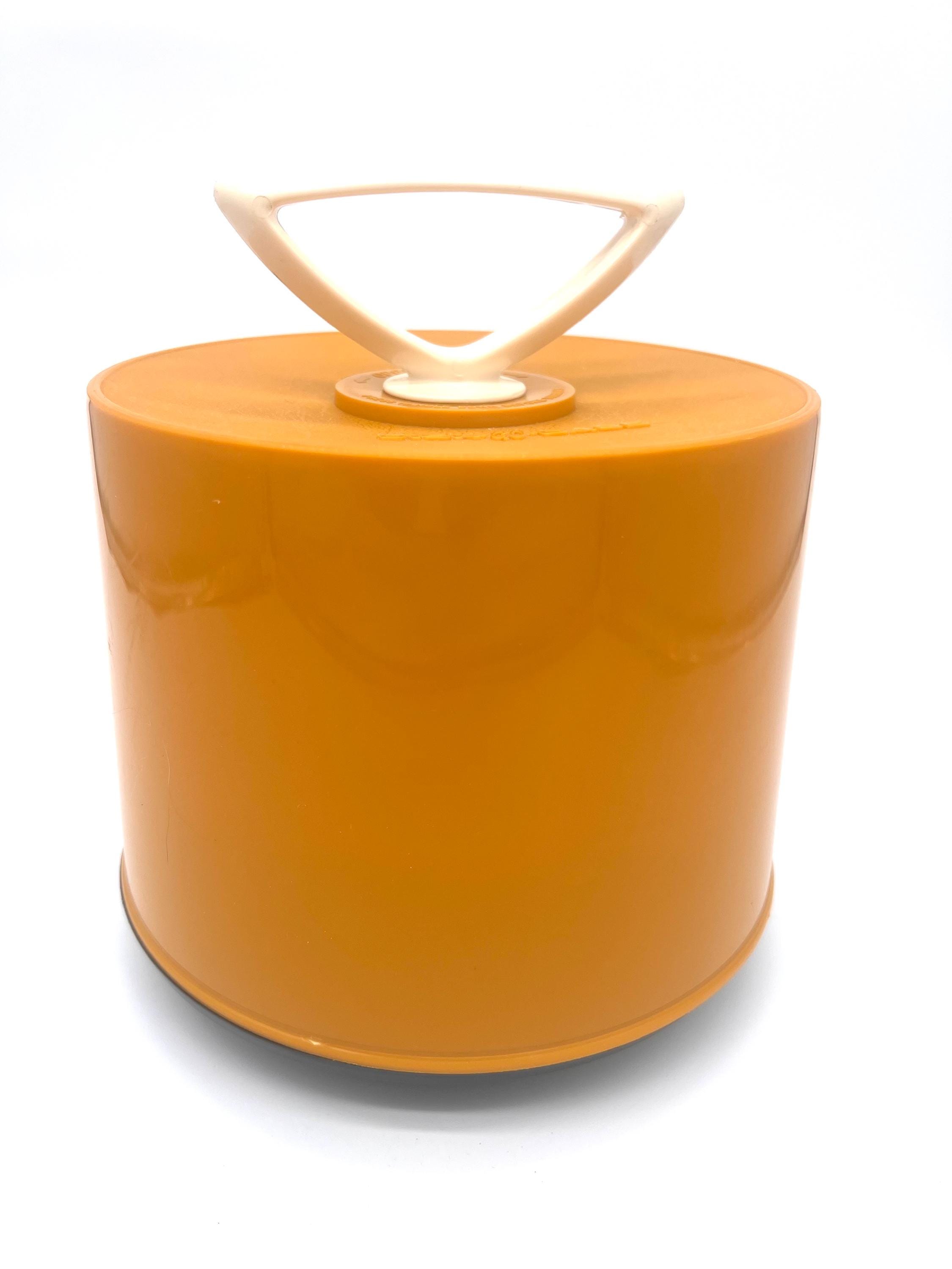 60s〜70s DISK CASE オレンジ レコードケース Disk-go-case Orange 45 RPM Record Storage Case With Spindle – Mid