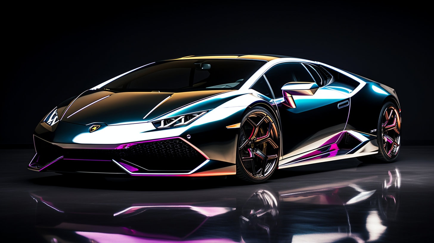 Chrome Lamborghini Huracán