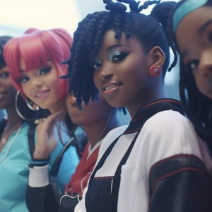Teens at a Cosplay Party