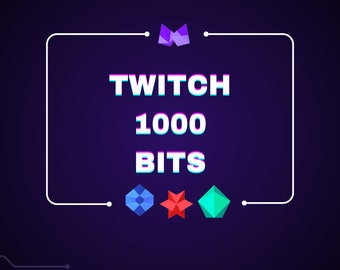 Twitch 1000 Bits Saludos