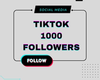 1000 Tiktok-Follower