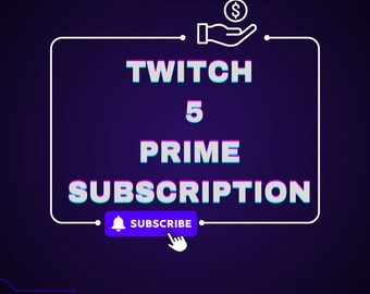 Abbonamento Twitch 5 Prime